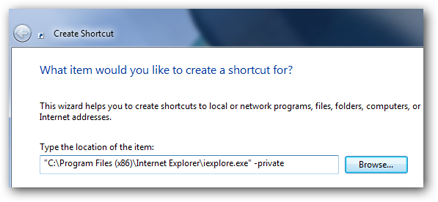 Internet Explorer InPrivate browsing, fig. 4